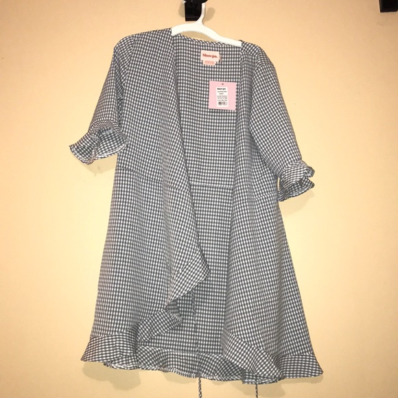 NWT showpo blue gingham dress - Picture 2 of 3